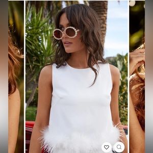 BENNIE RHINESTONE SUNGLASSES